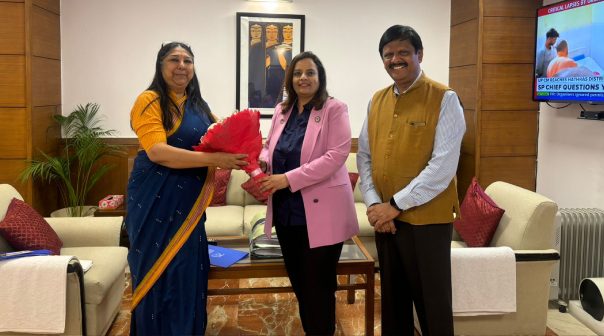 CA. Kemisha Soni, Chairperson, CPGFM and CA. Prasanna Kumar D, Vice-Chairperson, CPGFM met Ms. Reema Prakash, Addl. Dy. CAG on July 3, 2024 to discuss the matter of mutual profession interest.