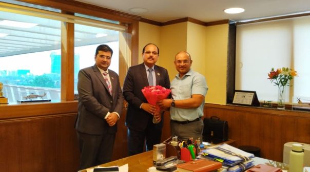 CA. Mangesh Pandurang Kinare, Chairman, CPGFM & CA. Pankaj Shah, Vice Chairman, CPGFM met Shri Subir Mallick, Deputy C&AG (Defence & Local Governance Audit) on May 20, 2025 to discuss matters of mutual professional interest.