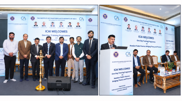 One-day Training Programme On the theme NextGen Public Finance: Bridging Theory and Practice scheduled on 19th August 2026 at The Marriott Hotel, Vijay Nagar, Indore hosted by Central India Regional Council (CIRC) of ICAI. 